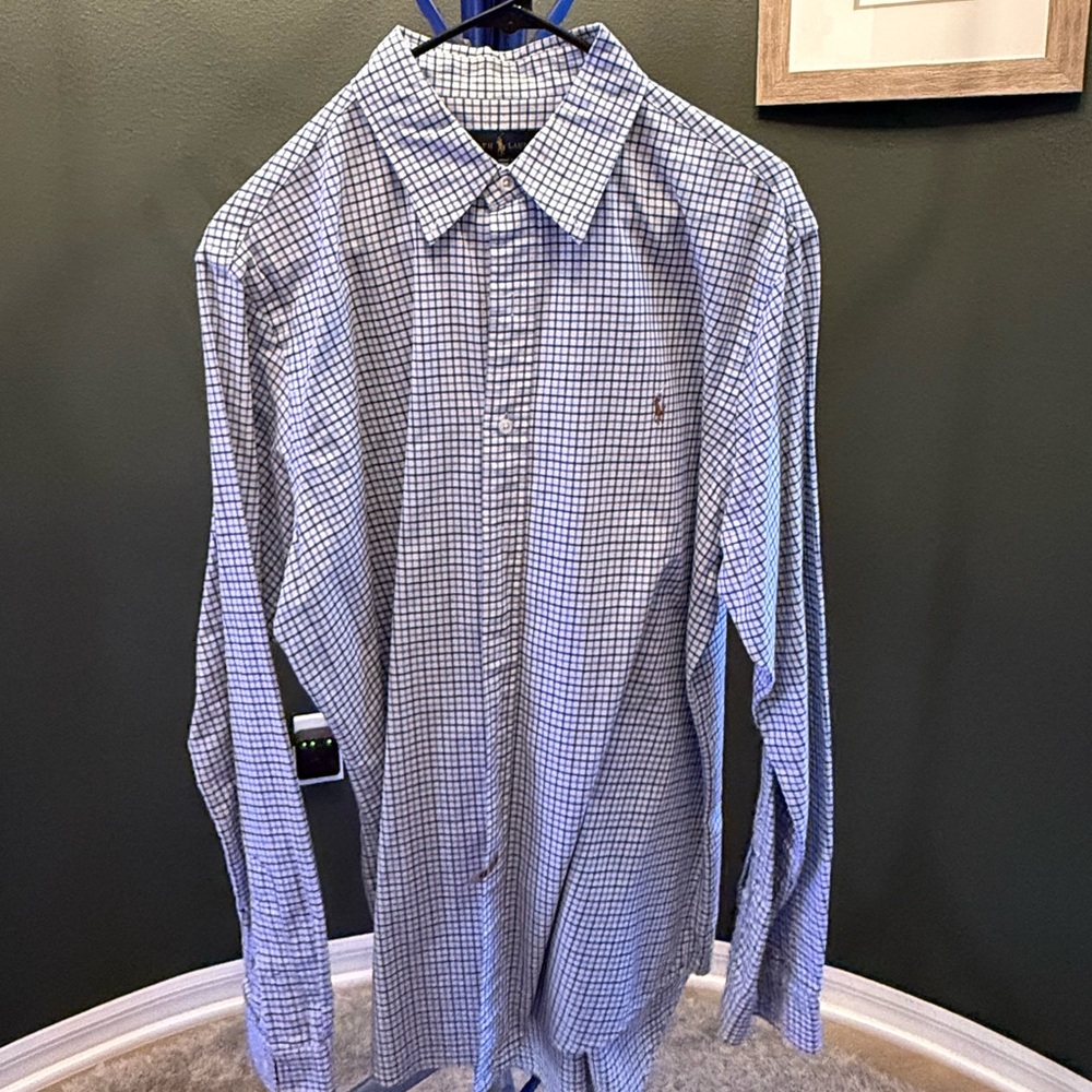 Men’s polo Ralph Lauren size large button down